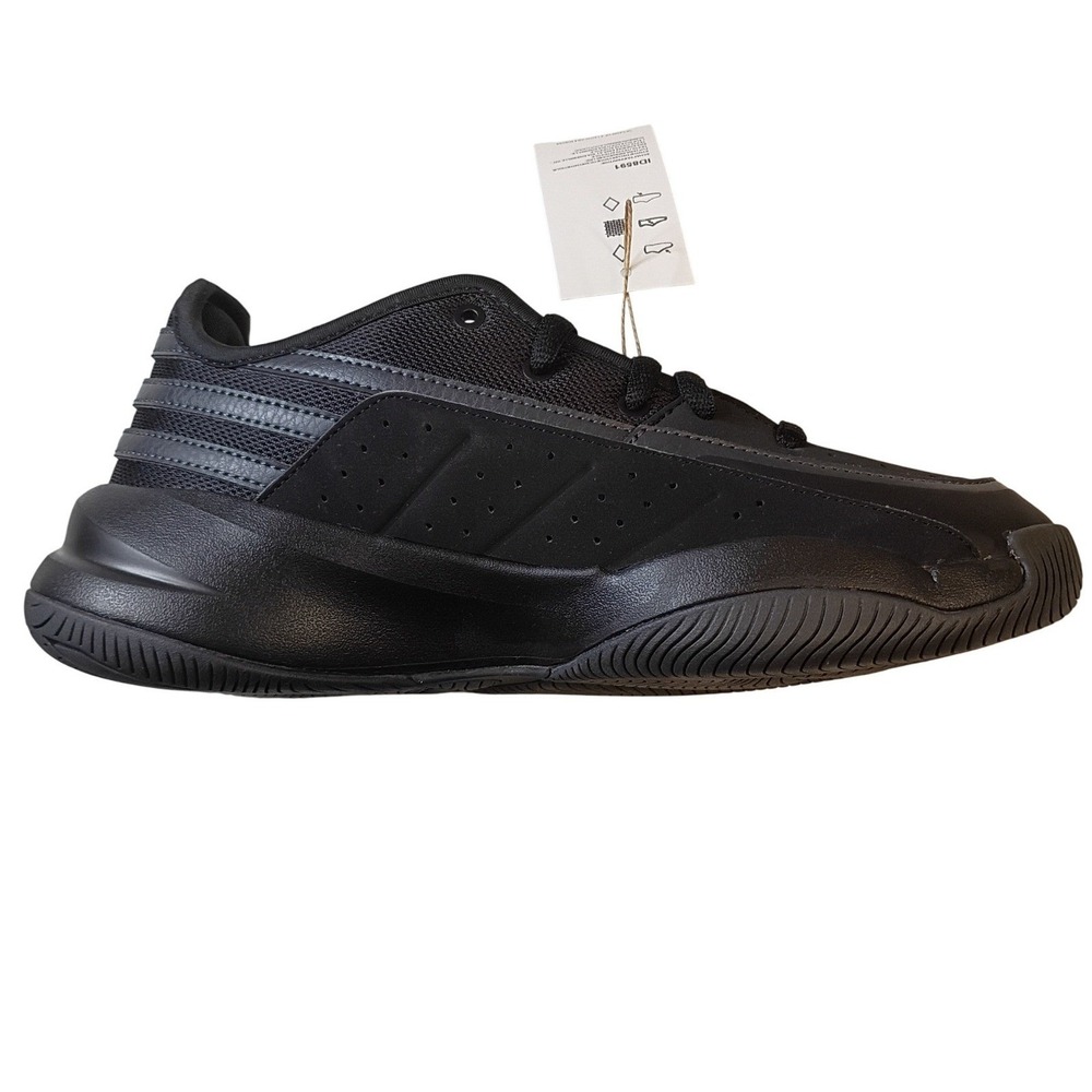 Adidas Postmove Mid Triple Black Basketball Sneakers ID8591 Mens 6.5 Womens 7.5